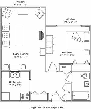 Large Apartment Floor Plan